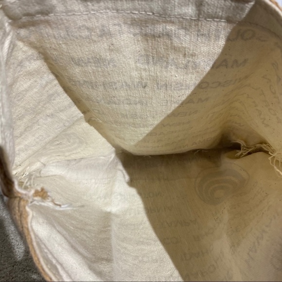 Reusable RARE shopping bag Grocery tote wood handles - Picture 4 of 7